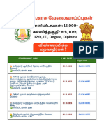 Tamilnadu October Month Job PDF