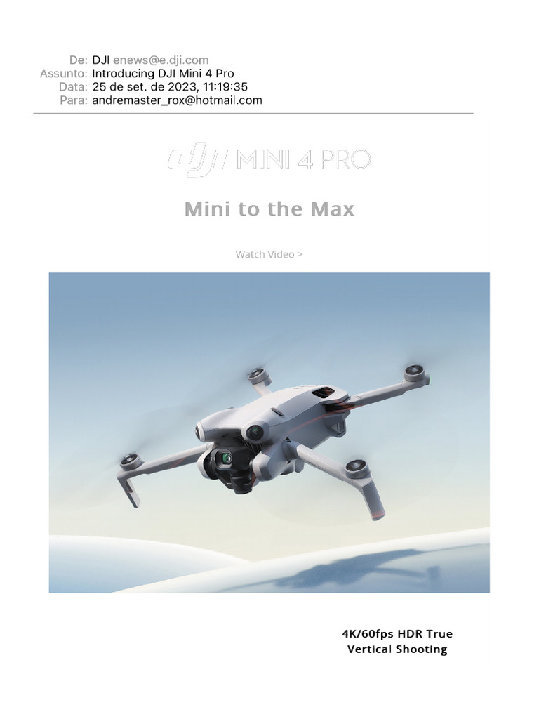 Introducing DJI Mini 4 Pro | PDF