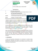 Informe N°010 - Informe de Los Puntos Criticos - Pimpingos