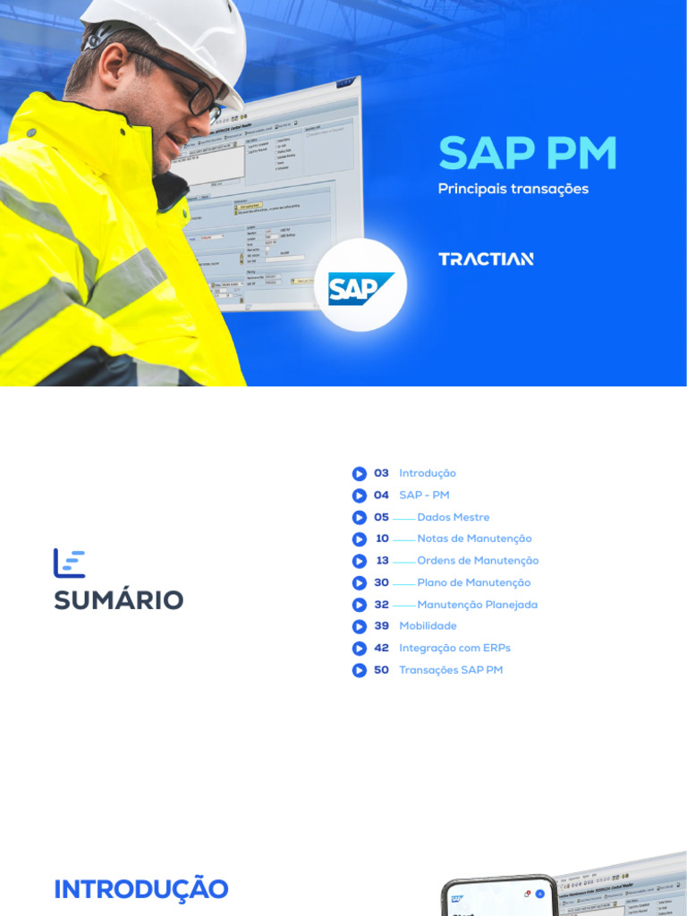 Introdução ao SAP PM e Manutenção | PDF | Planejamento de recursos ...