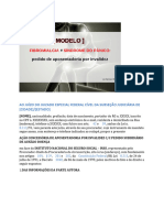 Modelo Pedido de Aposentadoria Por Invalidez Por Fibromialgia e Sindrome Do Panico