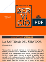 Lección 10 La Santidad Del Servidor