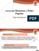 Derechos Humanos y Poder Popular Taller Introductorio