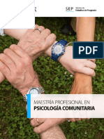 PPP Psicologia Comunitaria