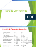 Lecture 5 - Partial Derivatives and Chain Rule