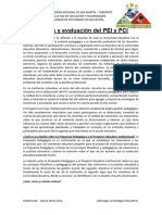 Análisis y Evaluación Del PEI y PCI