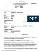 Licencia Médica Electronica CASTILLO - SEP