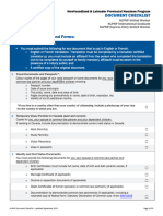 NLPNP Document Checklist