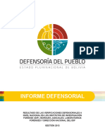 Informe Idif A Nivel Nacional Morgues Judiciales Laboratorios Forenses y Direccion Nacional Del Idif