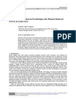 Synchronic Excitation in Footbridges Due Human-Induced Forces in Lima Peru