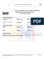 Certificado Participacion