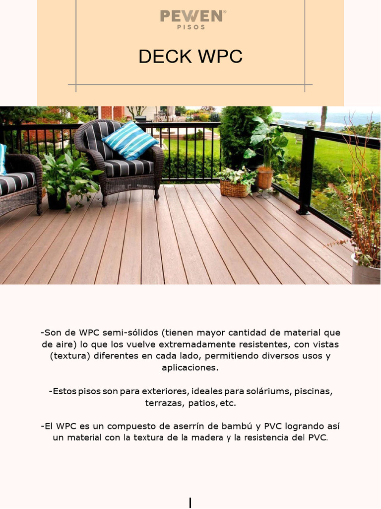 Catálogo - Deck WPC | PDF | Naturaleza | Materiales