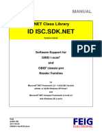NET Class Library ID ISC - sdk.NET. Version Software-Support For OBID I-Scan and OBID Classic-Pro Reader Families