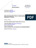 Checkel 1998 - The Constructive Turn in IR Theory