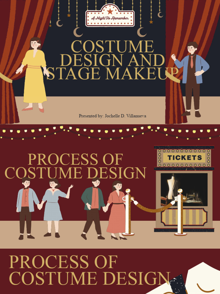 Costume Design and Stage Makeup Guide | PDF | Costume Design | Cosmetics