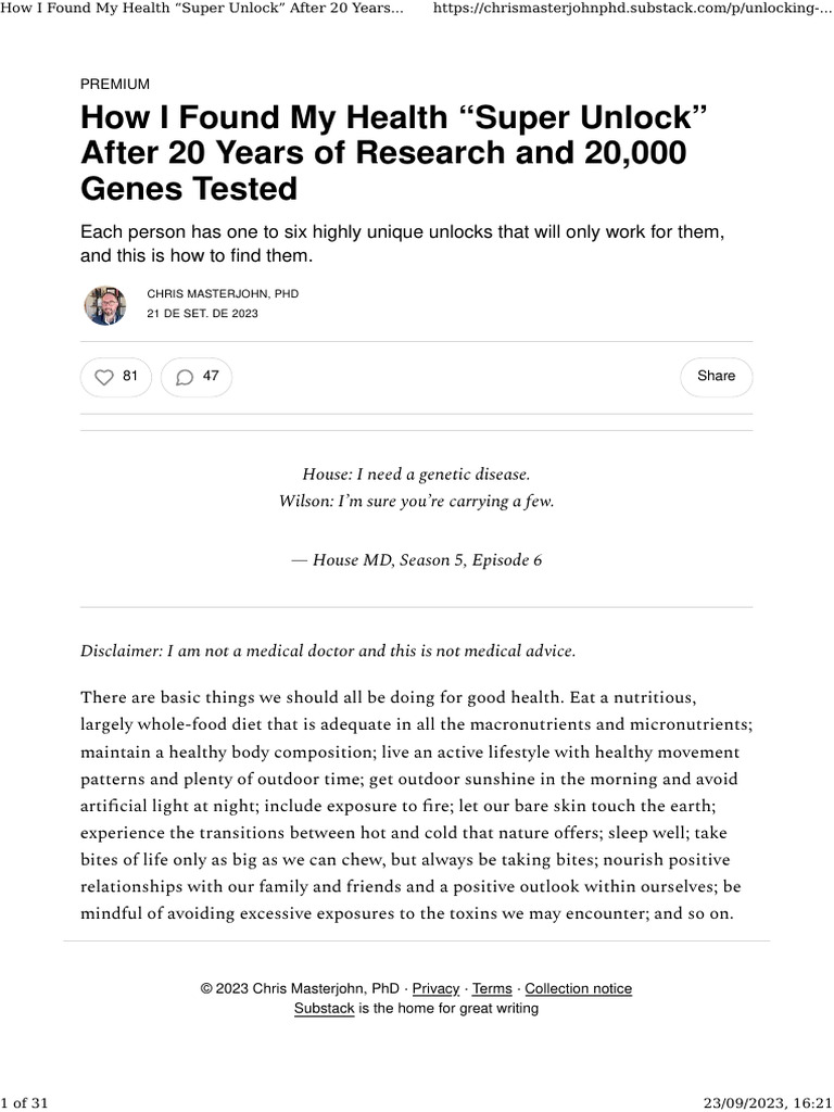 How i found my health super unlock after 20 years of research and