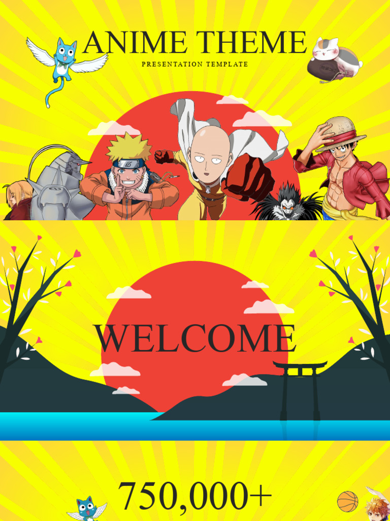Anime Theme Template - 16x9 | PDF | Anime | Manga