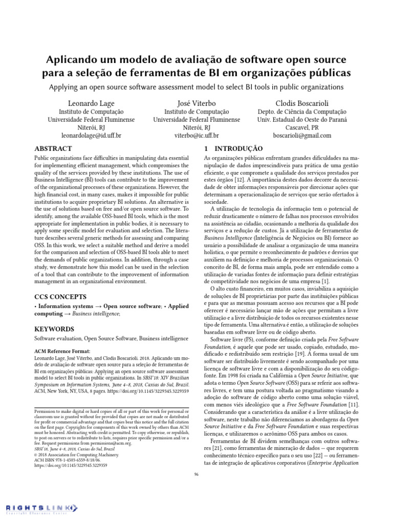 Aplicando um modelo de avalia o de software open source pdf