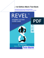 Psychology 1st Edition Marin Test Bank