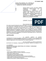 Uce III - Oficio Final 673-A 2023 Primeros Resultados Auditoría Transferencias Subtítulo 33 Seremi Minvu y Serviu Atacama
