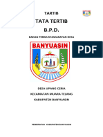 Tata Tertib BPD Panca Mukti Th. 2020