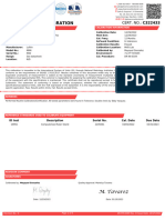 Certificate of Calibration: CERT. NO.: C322433