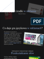 Język I Środki W Reklamie