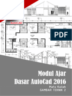 Modul Ajar Dasar AutoCad 2016 Gambar Teknik 2