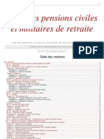 Pensions Civiles Militaires Retraite