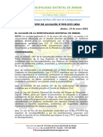 Resolucion de Alcaldia Constitucion Del Comite - Indeci