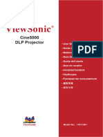 Viewsonic Cine5000 Manual de Usuario