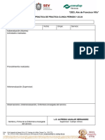 Reporte de Practica de Practica Clinica Periodo 1.23.24: "2023, Año de Francisco Villa"