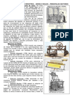 Tema 4. La Revolución Industrial y Los Movimientos Obreros - Principales Sectores