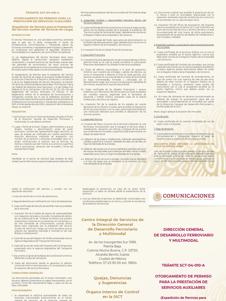 Tramite sct 04 010 a pdf propiedad business
