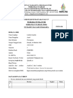 Formulir Pendaftaran Dan CV p4bs - rtf-1 Salinan