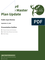 Village of Loch Lloyd Land Use Master Plan Public Input Review