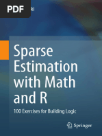 Sparse Estimation With Math and R 100 Exercises For Building Logic 1st Ed 2021 9811614458 9789811614453