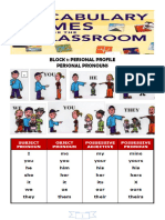 Vocabulario - English 1