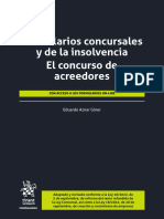 Formularios Concursales y de La Insolvencia. El Concurso de Acreedores