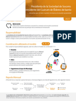 Responsabilidad Presidenta Sociedad de Socorro y Presidente Cuórum de Élderes