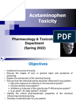 2 - Paracetamol Toxicity Spring 2022