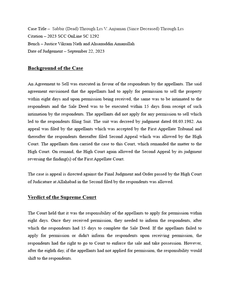 LIMITATION PDF Lawsuit Judgment (Law)