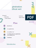 La Cogeneration Et Le Certificat Vert