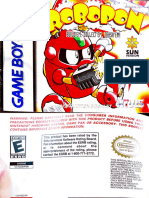 Robopon Sun Version Game Boy Color Instruction Booklet