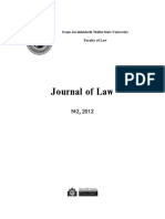 Journal of Law _English_ _2, 2012