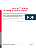 Ielts General Training Writing Sample Tasks 2023