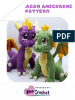 1up Crochet Baby Dragon-1