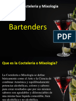 Bartenders y Coctelería Mixología