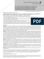 A PROPOSED MODEL TO TEST THE HYPOTHESIS OF EXERCISE- INDUCED LOCALIZED FAT REDUCTION (SPOT REDUCTION), INCLUDING A SYSTEMATIC REVIEW WITH META-ANALYSIS