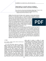 Programski Paket Za Analizu Akcija U Fudbalu Program Package For Action Analysis in Football